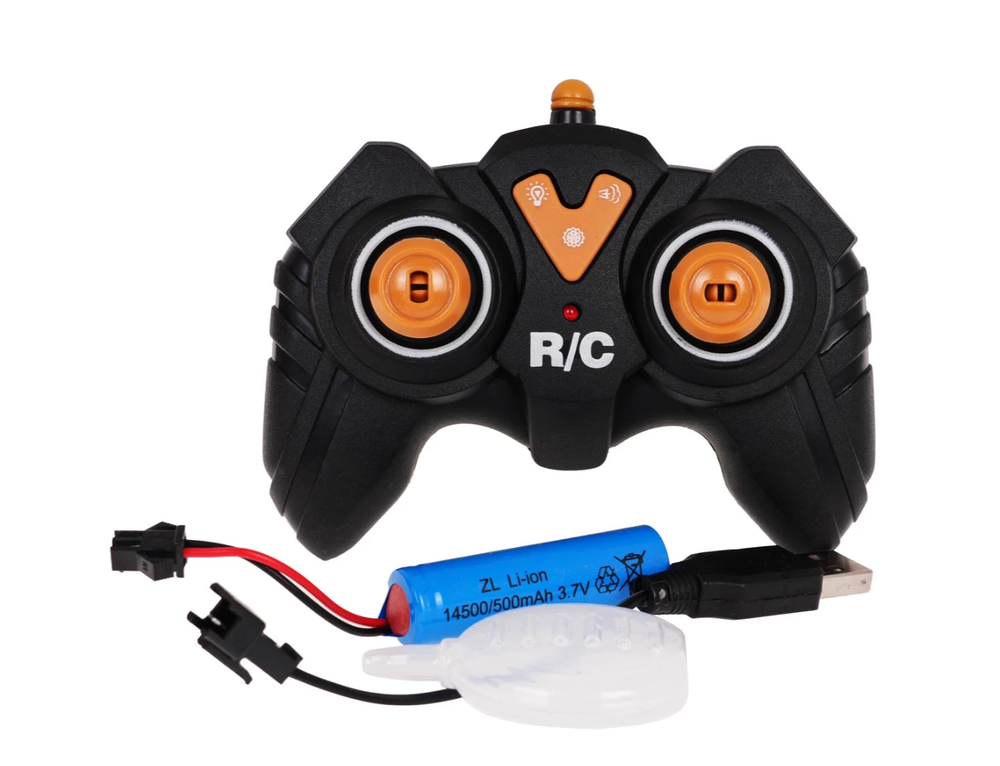 Roger RoGer R/C nuotolinio valdymo Buldozers automobilis su šviesos ir dūmų efektais