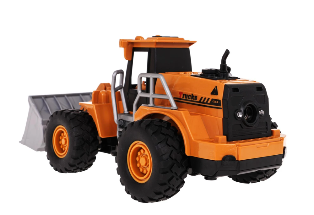 Roger RoGer R/C nuotolinio valdymo Buldozers automobilis su šviesos ir dūmų efektais