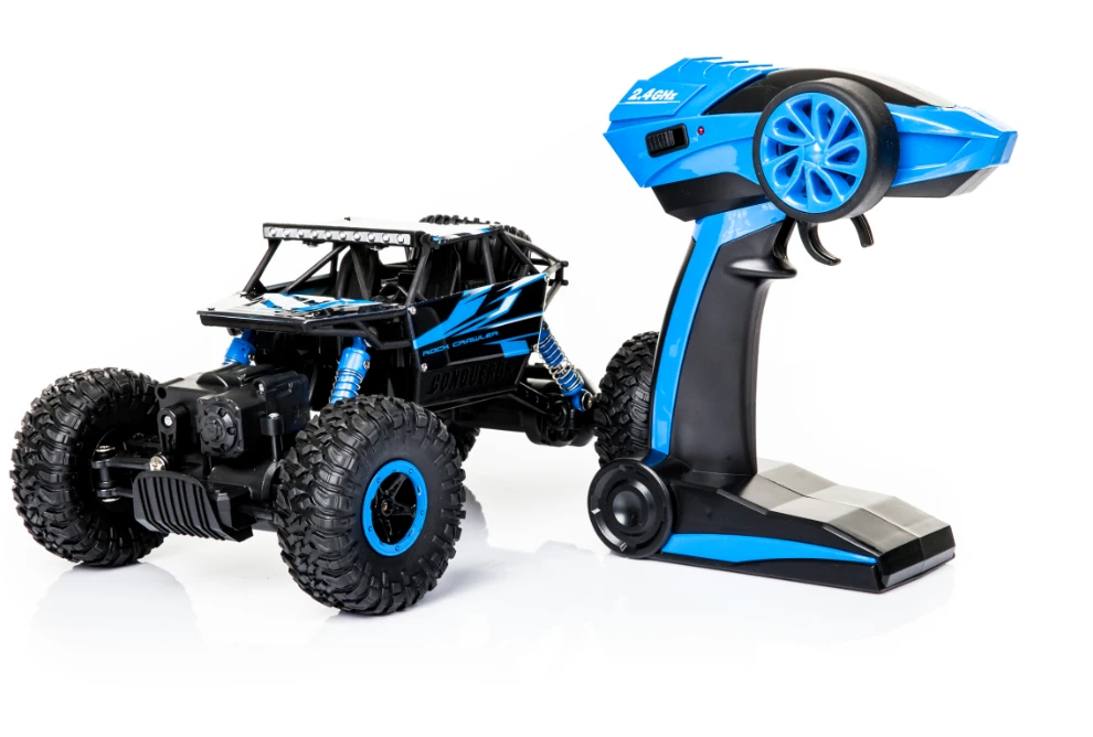 Roger RC automobilis Rock Crawler HB 2.4GHz 1:18 mėlynas