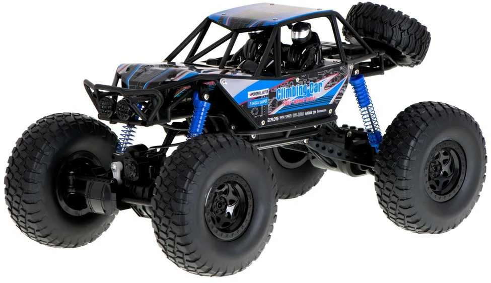 Ikonka RC vikšrinis laipiojimo automobilis 1:10 4WD 48cm mėlynos spalvos
