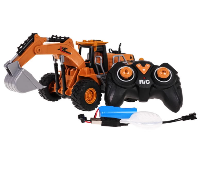 Ramiz R/C žibintai ir dūmų ekskavatorius