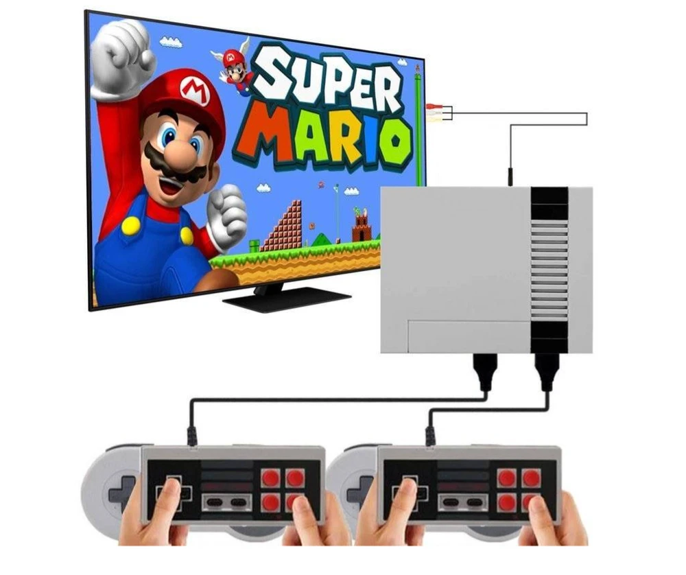 „RoGer Retro“ žaidimų konsolė su 620 žaidimų / 2 žaidimų valdikliais / HDMI