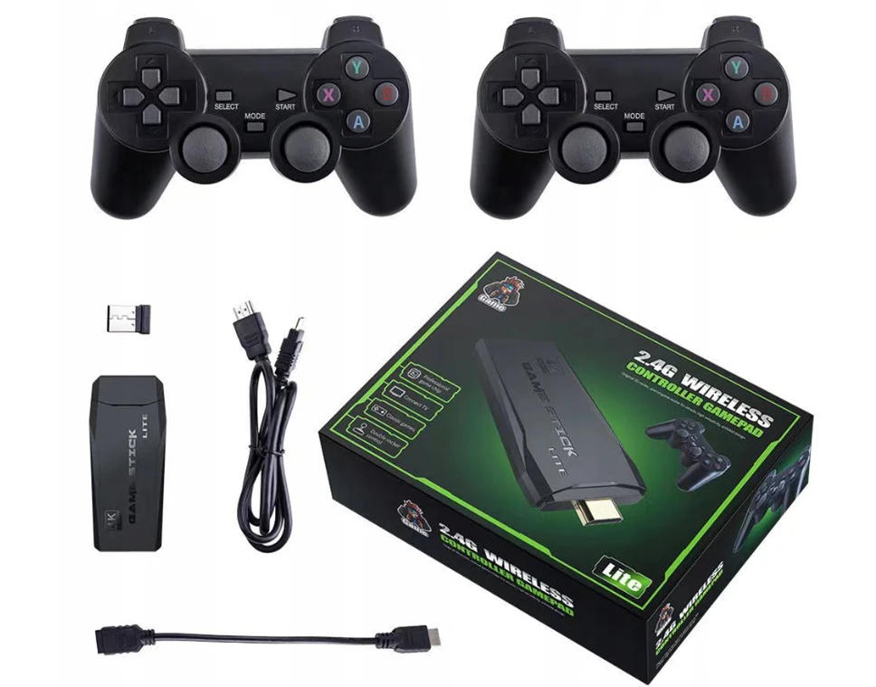RoGer Retro nešiojama konsolė + 2 žaidimų pultai / 21000 žaidimų / HDMI