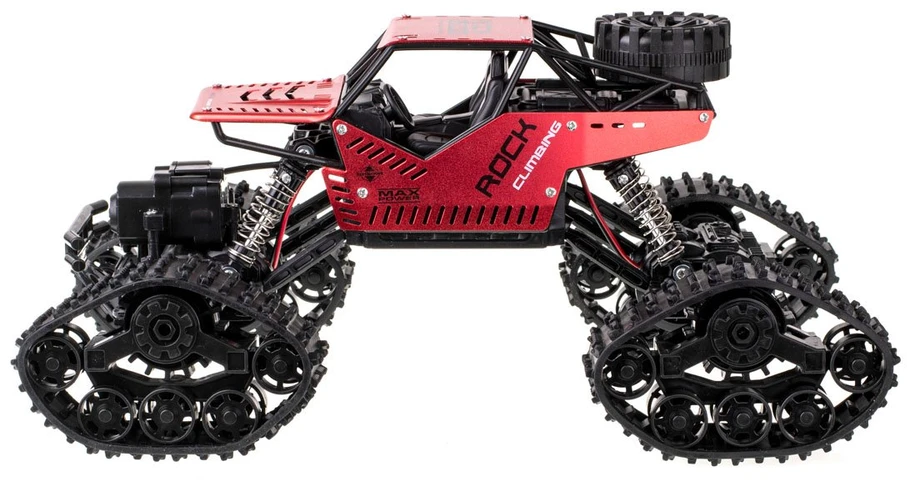 RoGer Rock Crawler 2in1 radijo valdomas automobilis / 2.4Ghz / 4x4 / 20 km/h / 1:16 / Raudonas