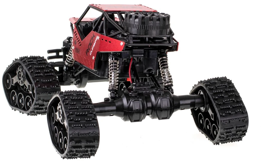 RoGer Rock Crawler 2in1 radijo valdomas automobilis / 2.4Ghz / 4x4 / 20 km/h / 1:16 / Raudonas