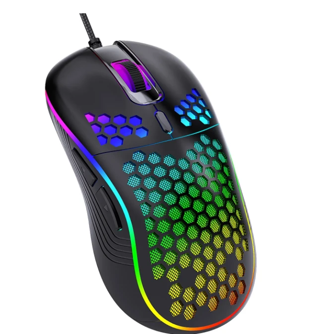 Pelė Roger S4 su laidu Gamingowa DPI 7200 RGB Juoda