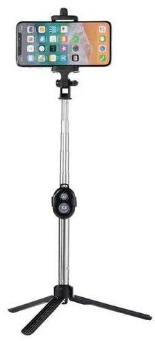RoGer Selfie Stick + trikojo stovas su Bluetooth nuotolinio valdymo pultu