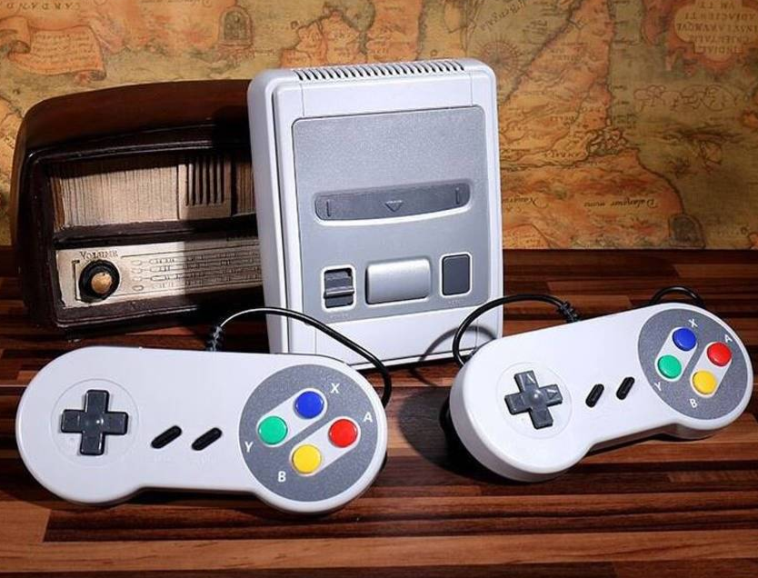 RoGer SFC620-LD Super Mini SFC Gamin konsolė / 620 retro 8 bitų žaidimai / 2x žaidimų pultai