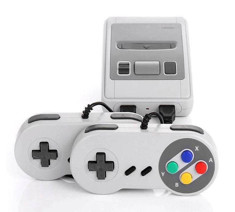 RoGer SFC620-LD Super Mini SFC Gamin konsolė / 620 retro 8 bitų žaidimai / 2x žaidimų pultai