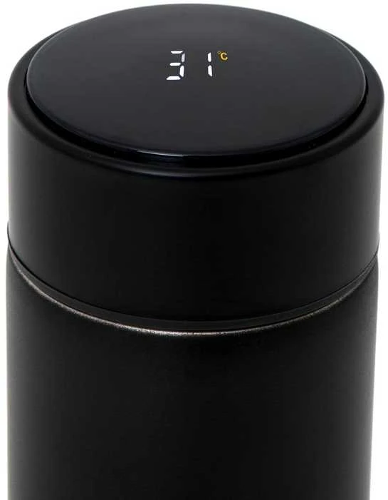 RoGer Thermo Mug Smart LED 500ml Juodas