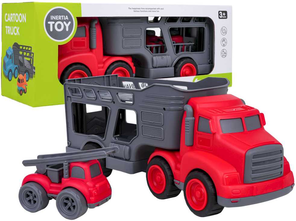 Roger Set of Vehicles: Tow Truck + Fire Trucks