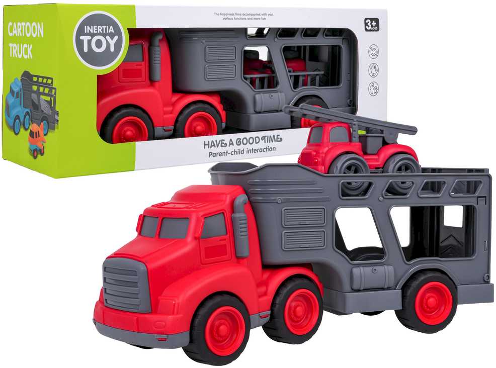 Roger Set of Vehicles: Tow Truck + Fire Trucks