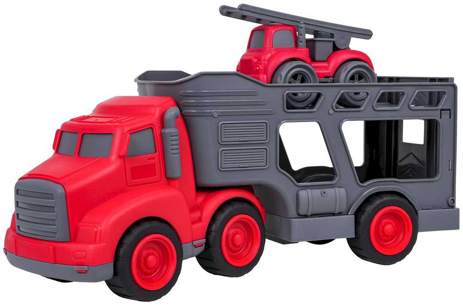 Roger Set of Vehicles: Tow Truck + Fire Trucks