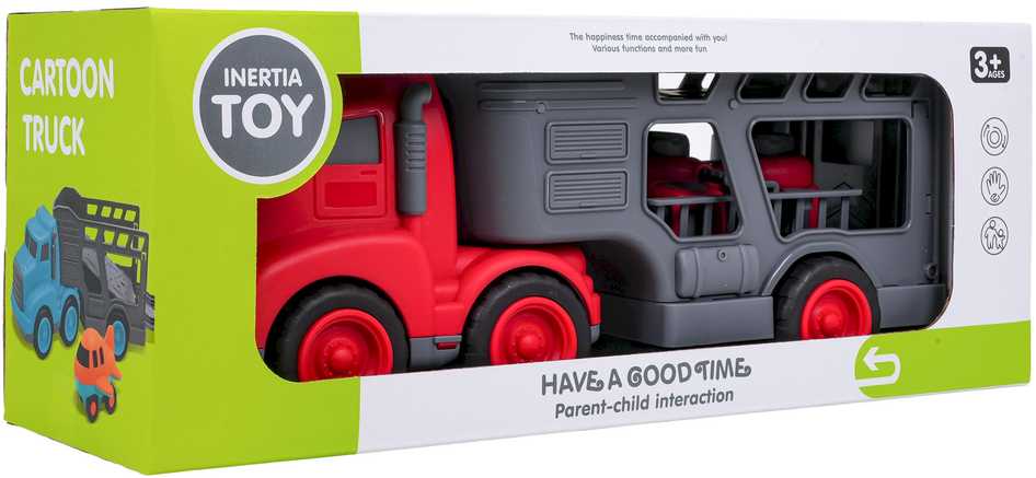 Roger Set of Vehicles: Tow Truck + Fire Trucks