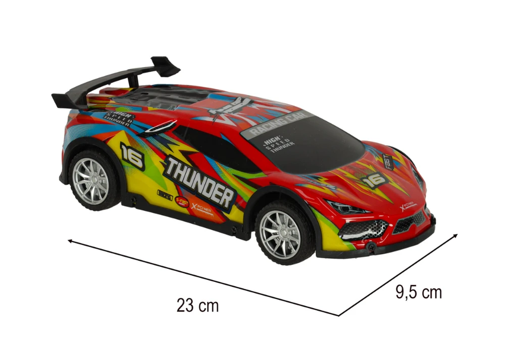 RoGer Žaislinis Sportinis Automobilis RC su Šviesų Efektu 1:18