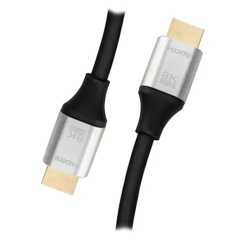 HDMI 2.1 laido antgaliai su 8K žymėjimu