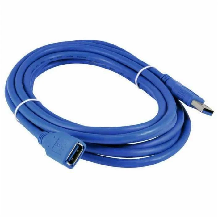 RoGer USB-A Extension Cable 5Gbps / 3m / mėlynas