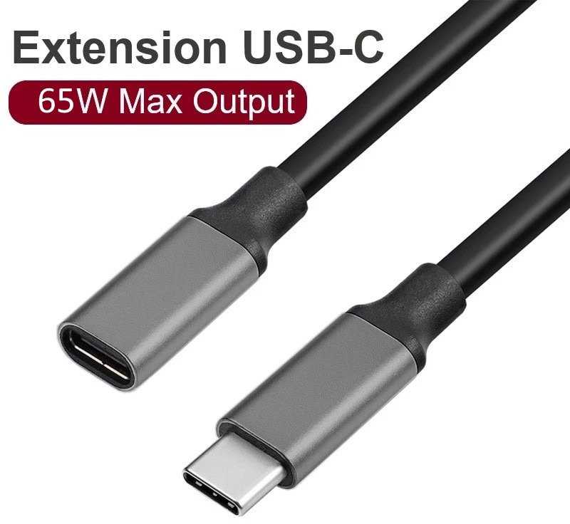„RoGer“ USB-C prailginimo laidas 10 Gbps 1 m
