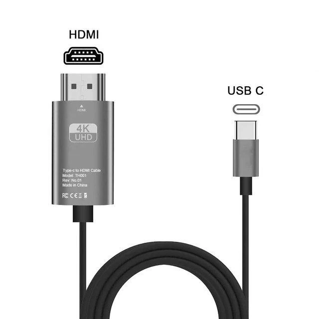 RoGer USB-C į HDMI adapteris su žymėjimu