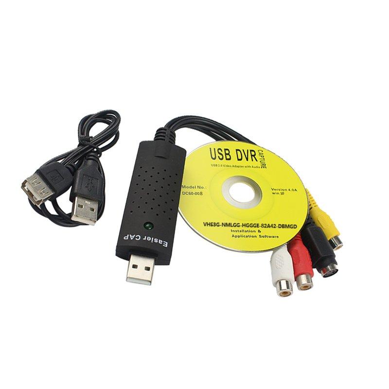 „RoGer“ USB signalo fiksavimo plokštė, skirta AV / RCA / S-Video / NTSC, PAL