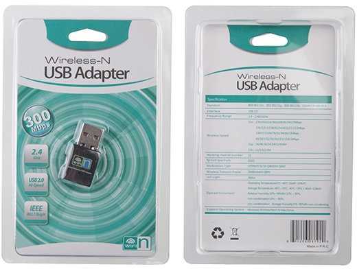 Karta jungiama į tinklą Roger RoGer USB WiFi Adapteris 802.11n / 300mbps / RTL8192EU