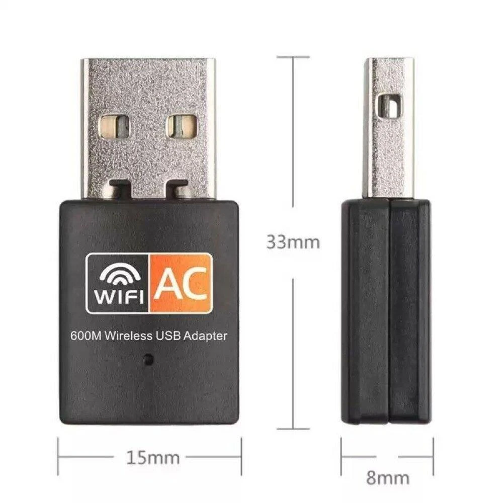 WiFi adapteris su techniniais matmenimis