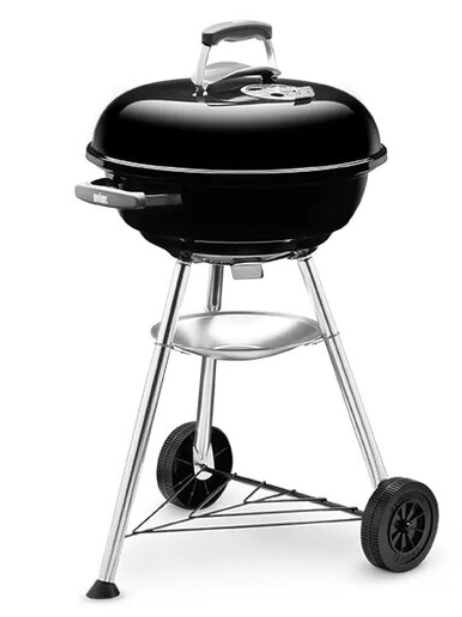 Weber Charcoal Grilis Compact Virdulys 47 cm juodas Juodas (1221004)