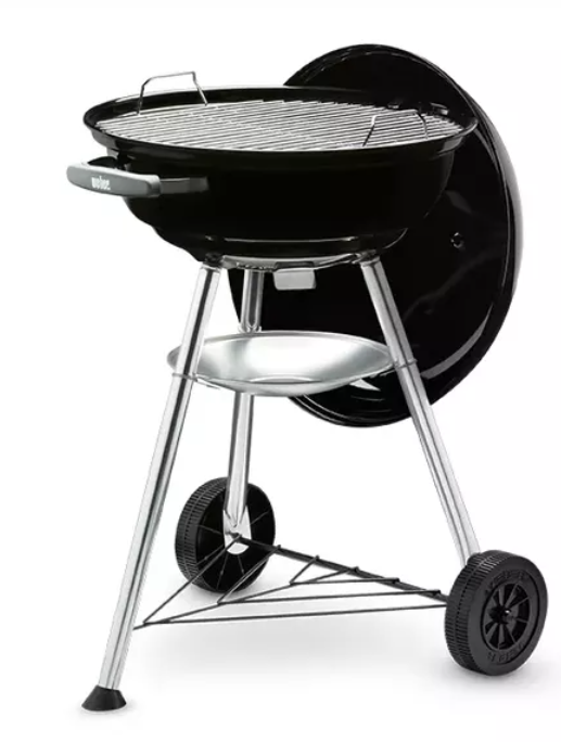 Weber Charcoal Grilis Compact Virdulys 47 cm juodas Juodas (1221004)