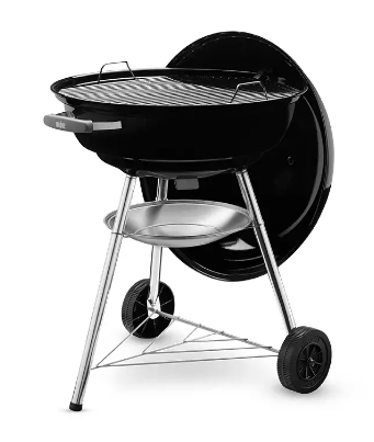 Weber Charcoal Grilis Compact Virdulys 57 cm juodas Juodas (1321004)