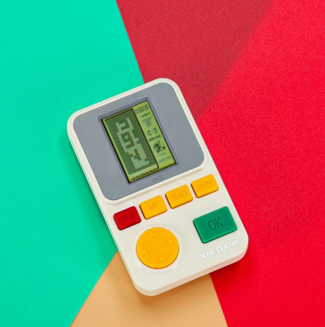 Roger Elektroninė konsolė retro Tetris Brick Game