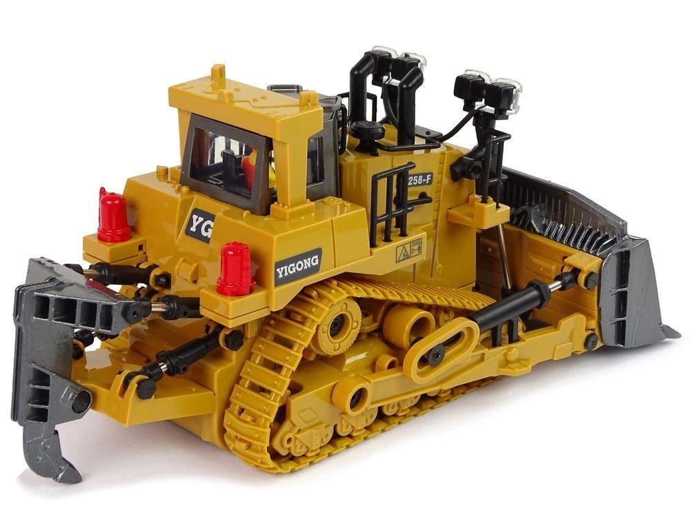 Lean Toys 2.4G nuotolinio valdymo buldozeris su judančiu kaušu