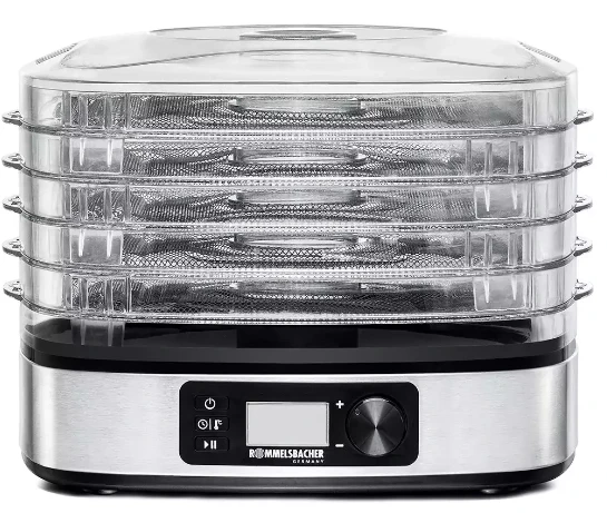 Rommelsbacher maisto džiovyklė 380 W su 5 padėklais, DA350