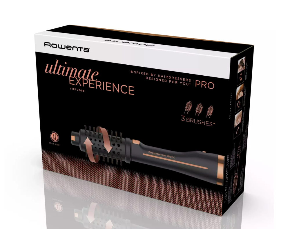 Plaukų Džiovintuvas - Rowenta Ultimate Experience CF9625 750 W, Juodas, Bronza