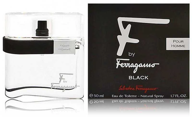 Salvatore Ferragamo F by Ferragamo Pour Homme Juodas EDT tualetinis vanduo vyrams, 50 ml