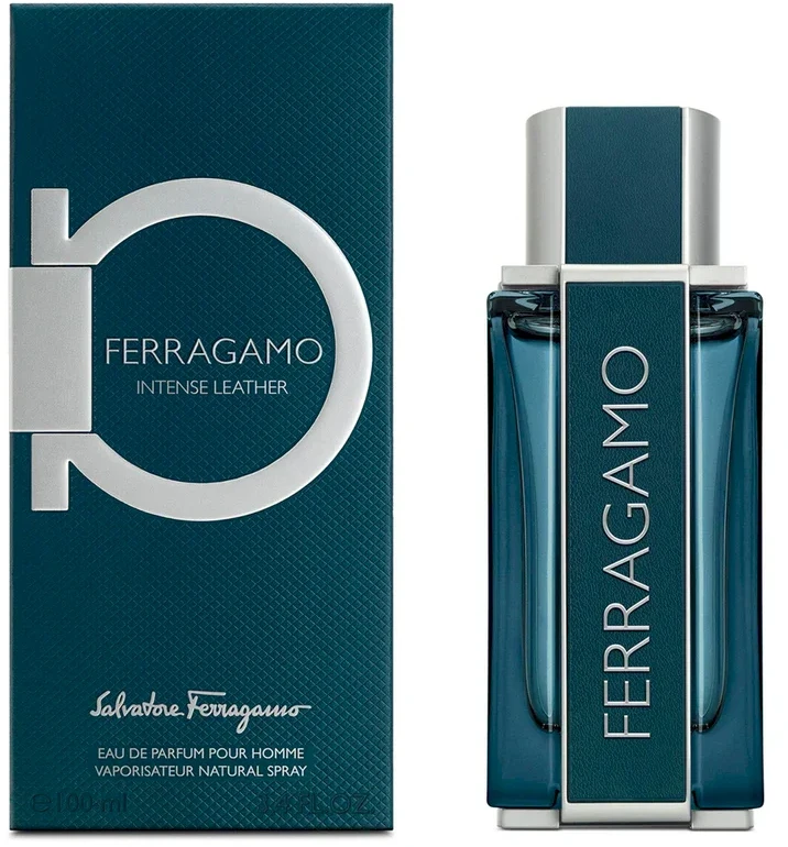 S. Ferragamo F Intense Leather Pour Homme EDP purškiamas vanduo vyrams, 100 ml