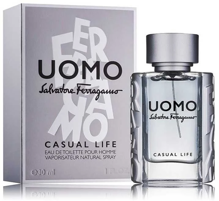 Salvatore Ferragamo Uomo Casual Life EDT tualetinis vanduo moterims, 30 ml