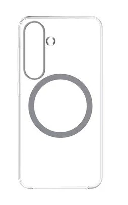 Dėklas Spigen „Samsung Galaxy S25“ skaidrus magnetinis dangtelis, skaidrus