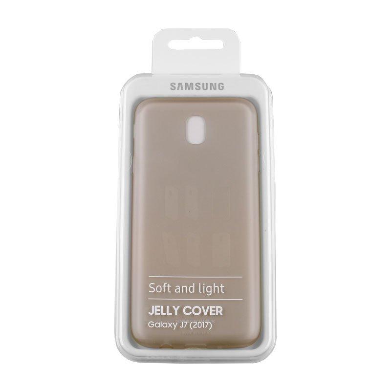 Samsung Galaxy J7 (2017) silikoninis dėklas (Auksinis) AJ730TFEG 