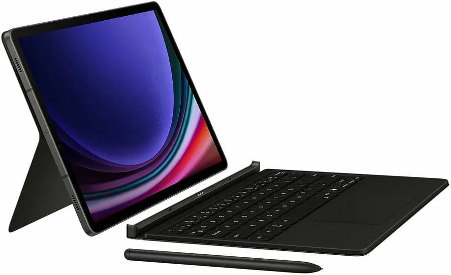 112803 Samsung Galaxy TAB S9 11.0 / S9 FE 10.9 Samsung Book Cover Keyboard (EF-DX725UBEGWW) juodos spalvos