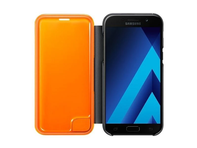 Samsung Galaxy A3(2017) atverčiamas dėklas Neon Juodas