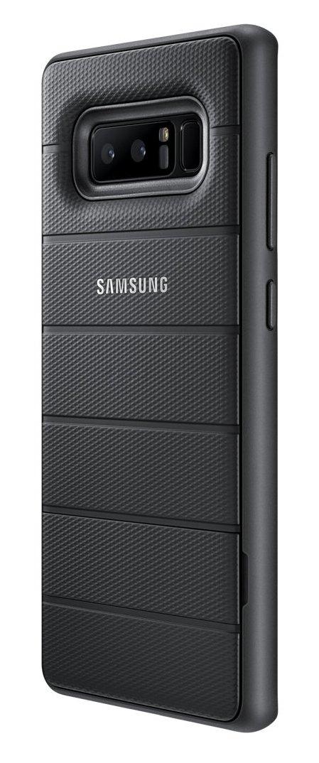 Samsung Note 8 Apsauginis Atverčiamas Dėklas Juodas