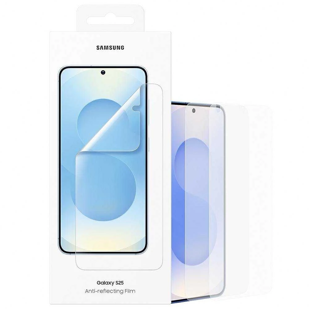 112803 Apsauginė plėvelė Samsung Anti-reflecting Film 2vnt Galaxy S25 skaidrus