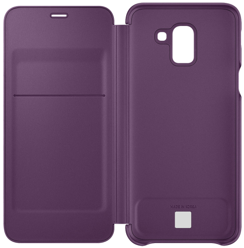 Samsung Galaxy J6 (2018) dėklas - piniginė (Violetinis) WJ600CEE