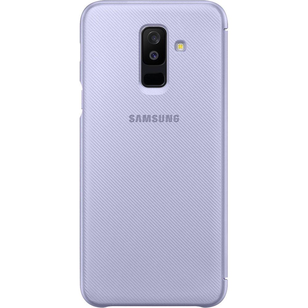 Samsung Galaxy A6+ (2018) dėklas - piniginė (Violetinis) WA605CVE