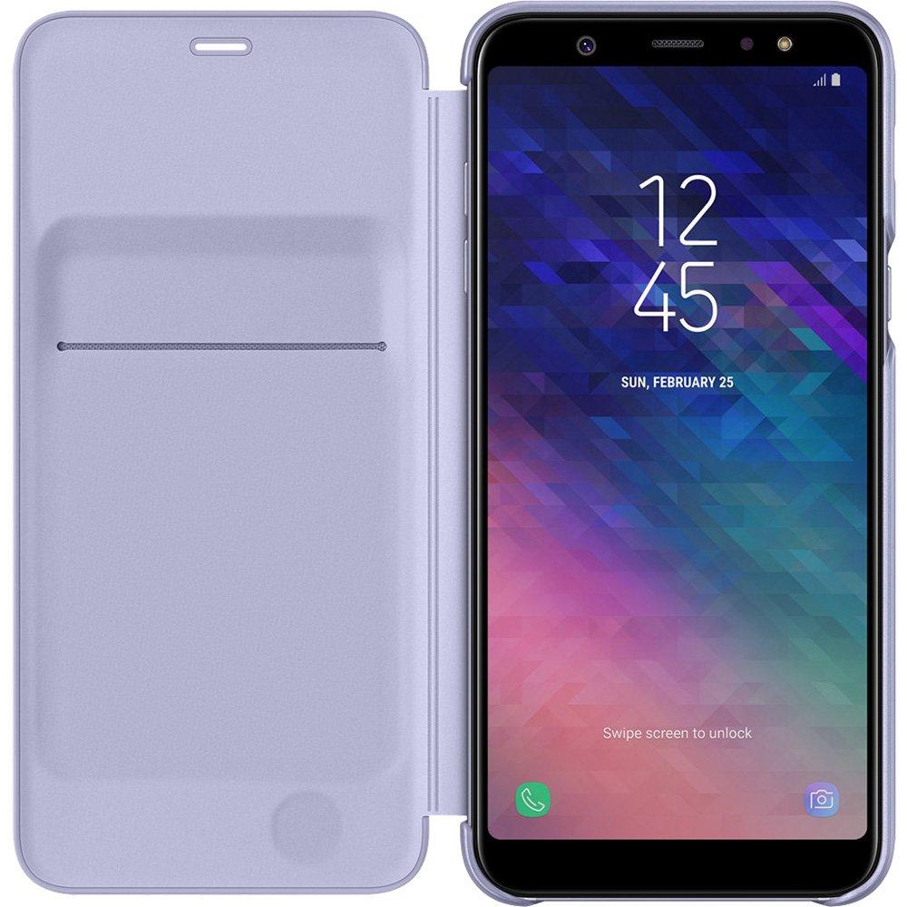 Samsung Galaxy A6+ (2018) dėklas - piniginė (Violetinis) WA605CVE
