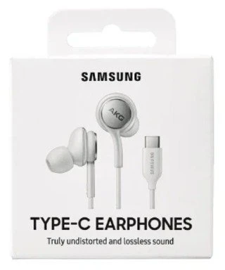 Į ausis dedamos ausinės Samsung IC100BWE Earphones Type-C, Baltos