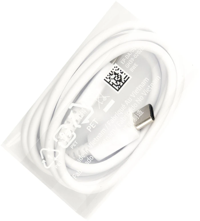 Samsung EP-DA705BWE universalus Type-C į Type-C duomenų ir įkrovimo laidas 1 m (OEM)