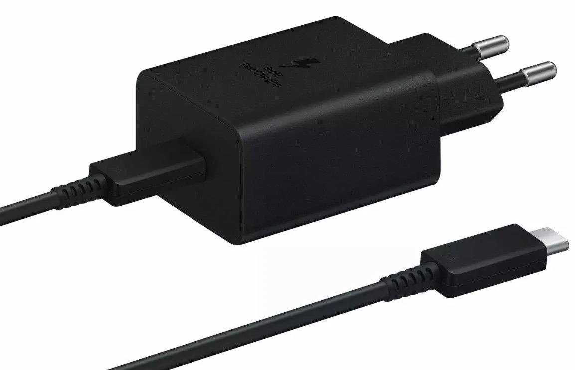 SAMSUNG 45W maitinimo adapteris su įsk. 5A Kabelis Juodas