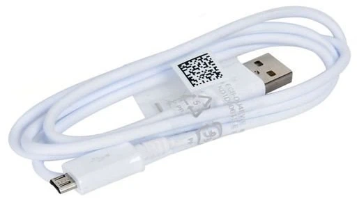 112803 EP-TA200EWE + ECB-DU4EWE Samsung 15W kelioninis įkroviklis + microUSB duomenų kabelis baltas (OOB masinis)