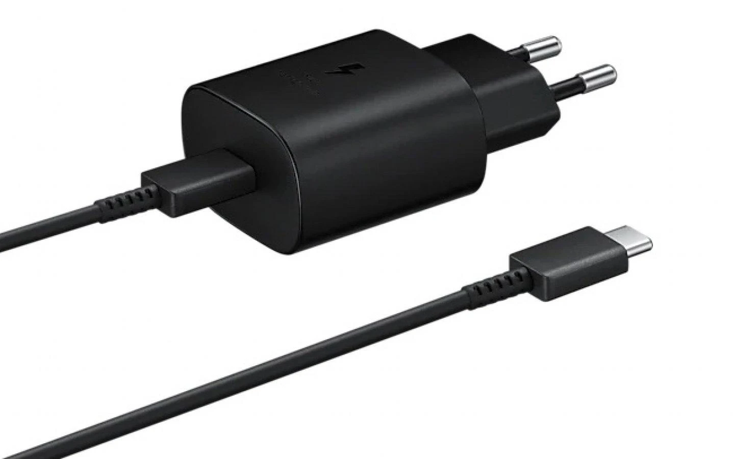 Samsung TA800XBE Travel Greitas įkroviklis Type-C į Type-C 25W, 1m (Juodas)